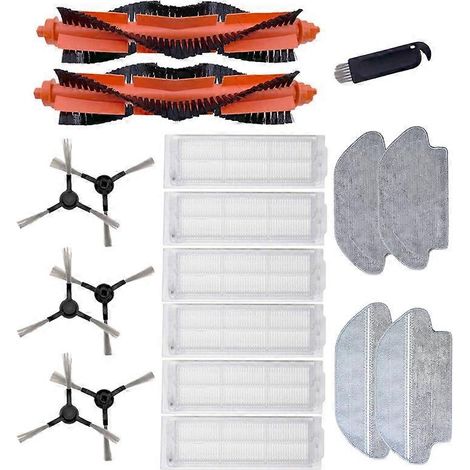 Brosse principale, filtre HEPA, brosse latérale et chiffon de nettoyage pour Xiaomi Mijia Styj02Ym Mi Mop pour Viomi V2 Pro V3 SE V-Rvclm21B (1/2)