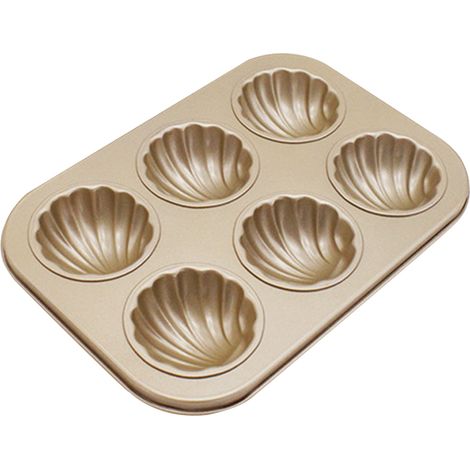 Moule À Choux - Moule À Coquilles En Silicone Alimentaire - Pour Éclairs Et Petits Gâteaux Français - 12 Cavités (1/5)
