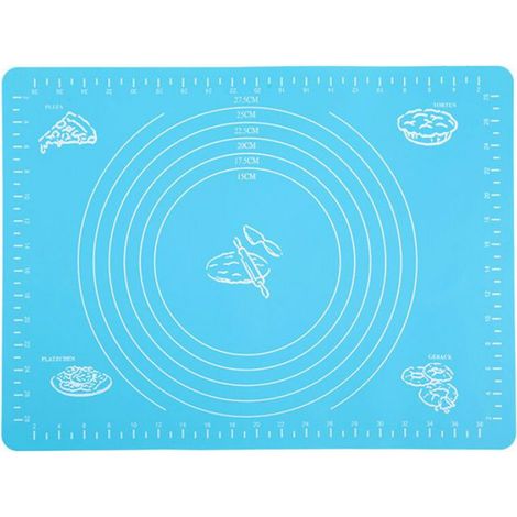 Tapis De Cuisson - Silicone - 30 X 40 Cm - Pour Pétrir Et Rouler La Pâte - 1 Pièce (1/4)