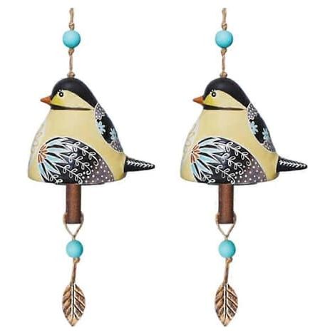 Carillons d'oiseaux, cloches, carillons éoliens, décoration de jardin, carillons éoliens rustiques suspendus - Parfaits (1/4)
