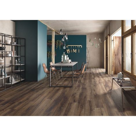 Carrelage Effet Parquet KUNI 20x120 cm Marron Kuni (1/2)