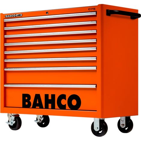 Bahco Classic Werkstattwagen 40 mit 8 Schubladen, orange