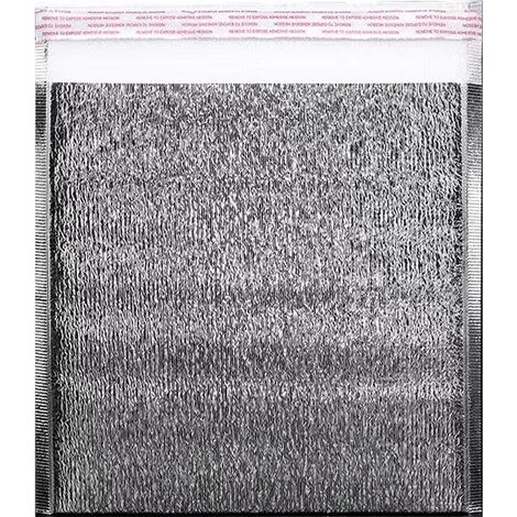 Lot de 100 sacs isothermes réutilisables, doublures thermiques, doublures métallisées, doublures autocollantes, enveloppes, sacs d'expédition rembourrés (25 x 25 cm) (1/5)