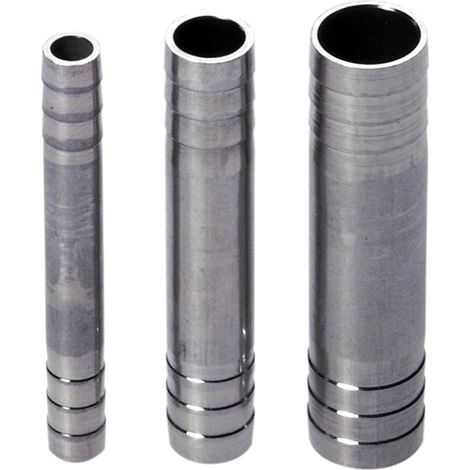 Double embout de tuyau à bière CNS (NW 7mm) - Robuste en acier inoxydable pour installations de tirage professionnelles en restauration (1/2)
