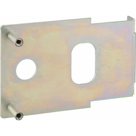 Plaque de fixation pour serrure horizontale à souder réversible – Acier cambré – Dimensions 140x88mm – Mécanisme 2 tours (1/2)