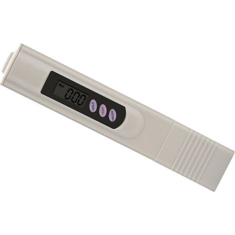 Digitales Wassermessgerät (TDS-Messgerät, PPM-Messgerät 0–9990 ppm, 0–99 TDS), Temperaturanzeige für Aquarien, Getränke, Qualitätskontrolle, Trinkwasser