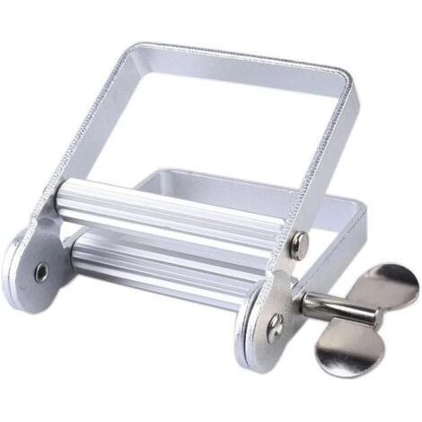 extrudeuse de pâte d'aluminium - outil d'extrusion -Convient pour le dentifrice, la moutarde, la peinture -argent (1/5)