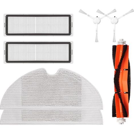 Accessoire Aspirateur - Filtre HEPA - Brosse à Moquette - Chiffon Laveur - Brosse à Poils - 7 Pièces (1/5)
