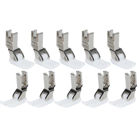 10 Pièces Pied Presseur Plastique pour Machine à Coudre Industrielle T350, Accessoires Couture (1/5)