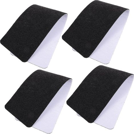 Tapis Antidérapants Tapis de Marche Intérieur pour Marches D'escalier en Bois Lot de 4 en Polyester Solide et Réutilisable, pour Maison (1/5)