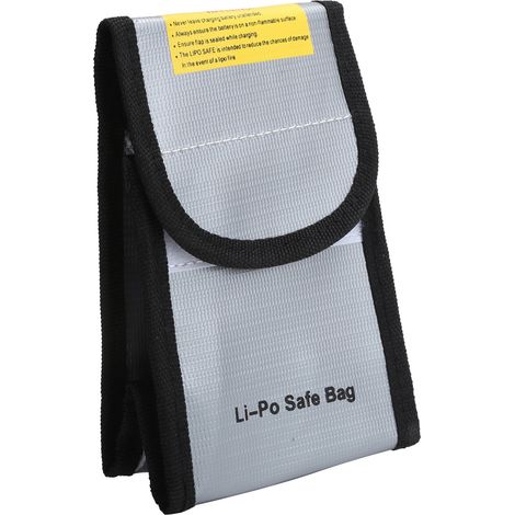 Sac de rangement portable ignifugé et étanche pour documents, argent et objets de valeur Li-Po (1/5)
