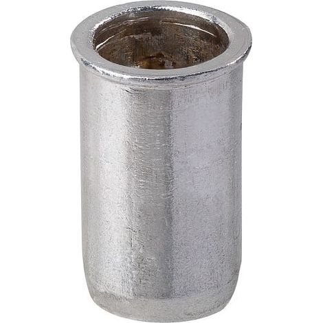 Ecrous à sertir aveugle Alu tête petite M 4 x 6 x 12 UE 500 (1/2)