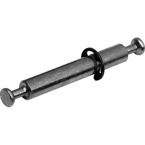 Ferrure d'assemblage excentrique diamètre 15 mm - PERMO - Goujon double zingué - vendu par 100 non déconditionnable - Pour panneau de 19 mm (1/2)