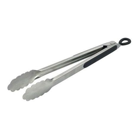 Molla per barbecue in acciaio inox con inserti silicone cm 40