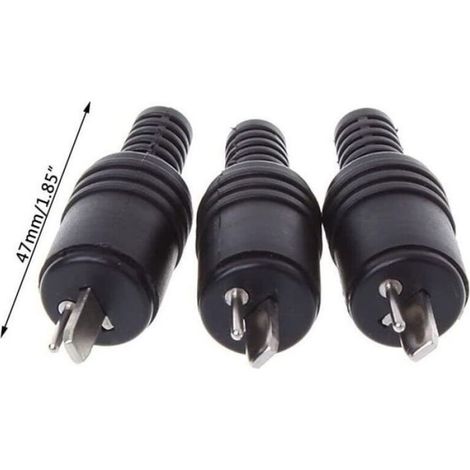 Connecteur Din 2 Broches - Pour Haut-Parleur Hi Fi - Remplacement Facile - 10 Pièces (1/5)