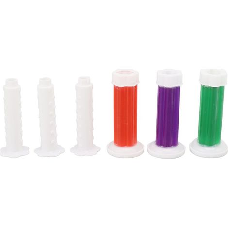 Gel Toilette 3 Pièces - Sceau Fleur Parfumé Désodorisant avec Bâton Poussoir, 215g - Fraîcheur et Nettoyage Automatique