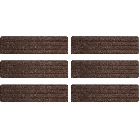Tapis D'escalier - Auto-Adhésif Réutilisable - Pour Intérieur Escaliers Droits - 6 Pièces (1/5)