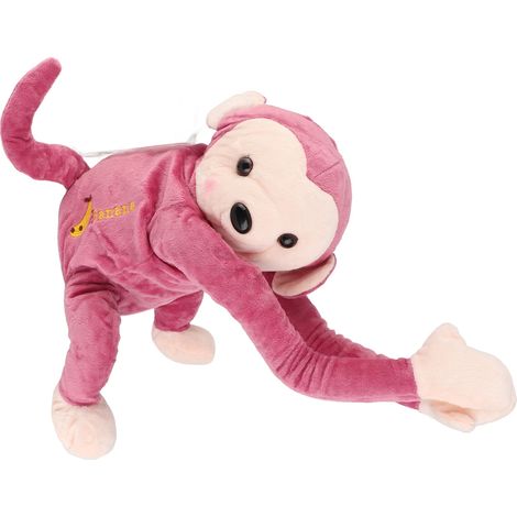 Coffret à mouchoirs singe en peluche 70x40x16 cm suspendu voiture chaise oreiller déco enfant 1 pièce (1/5)