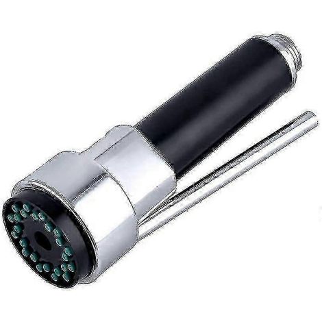 Robinet moderne pour lavabo de salle de bain ou de cuisine, pommeau de douche extractible universel, remplacement de robinet de 1/2 pouce, finition chromée. (1/5)