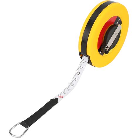 15 m langes Fiberglas-Maßband, flexibles Baumaßband, Vermessungs- und Messwerkzeug (1/4)