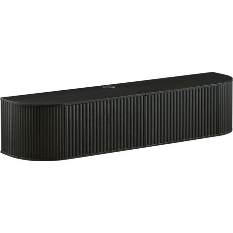 Mueble TV suspendido negro 140 cm HOMVRA (1/5)