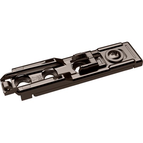 Linear-Montageplatte mit Direkt-HV in schwarz zum Anschrauben, Dist. 1,5 mm (1/5)