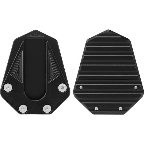 Support Moto Élargisseur de Béquille Antidérapant Extensible pour Benelli TRK 502 (Noir) (1/3)