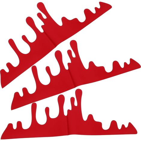 rouges sang pour voiture autocollants en PVC résistant 20 x