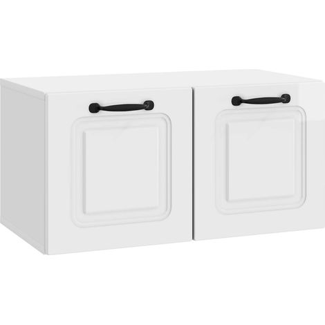 Wall-Mounted TV Cabinet High Gloss White 59.5 x 31 x 30 cm vidaXL