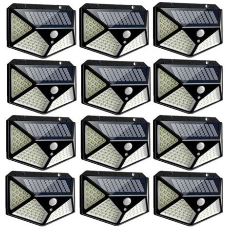100 LED-Solarleuchten, IP65 wasserdicht für den Außenbereich – 12er-Pack (1/5)