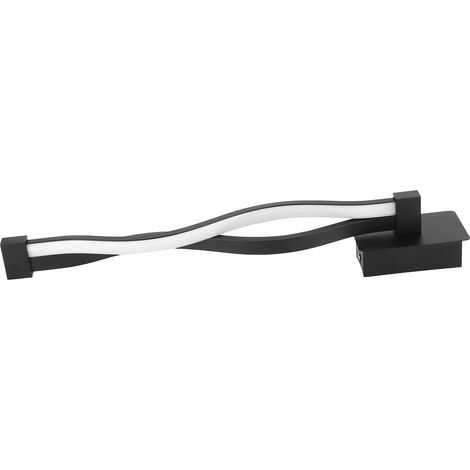 Luminaire Murale LED Moderne Forme Vague, Éclairage Décoratif pour Couloir ou Chevet, Blanc Chaud AC85-265V