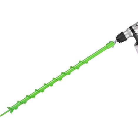 Mèche Tarière pour Perceuse φ 20 mm, Foret Tarière de Plantation 40 x 790 mm, Outil Robuste pour Plantation de Bulbes, Accessoires de Perçage, pour Clôtures de Jardin et Creuser des Trous Sol (1/5)