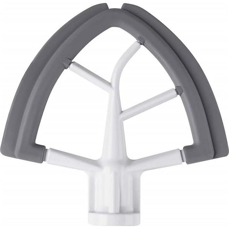 4.5/5 Litre Flexible Edge Mixer Compatible with Tilt Head Stand Mixer Full Metal Blade with Silicone Edges (1/5)