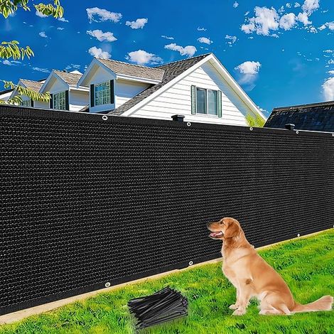 1,8 x 10 m Protection Contre lumière et Vent clôtures et balcons, Tissu HDPE, décoration Balcon, Protection Solaire Jardin, Protection UV (1/5)