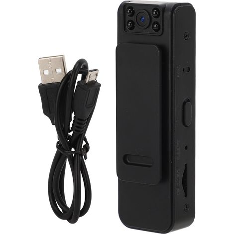 Caméra sport extérieure WiFi HD 1080P avec pince magnétique arrière, caméra corporelle de poche pour enregistrement de réunions et activités sportives (1/5)
