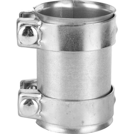 Manchon Echappement, Pince de bande d'échappement à joint bout à bout - 3in 76mm connecteur de tuyau d'échappement Double pince joint en acier inoxydable manchon universel pièces de réparation (1/5)