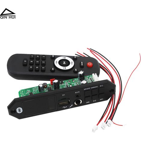Bluetooth-MP3-Decoderplatine mit Farbbildschirm, Mikrofon, Karaoke-Funktion, originaler Geräuschunterdrückungsplatine und 2 x 40-W-Stereo-Mini-Verstärkermodul (1/4)