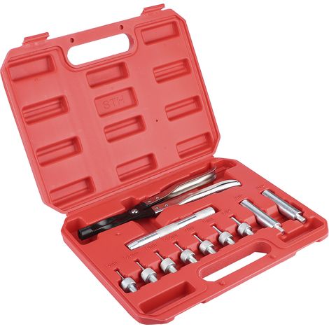 Ensemble de 11 outils pour le démontage et le montage des joints de queue de soupape, outils de réparation automobile à long manche (1/5)