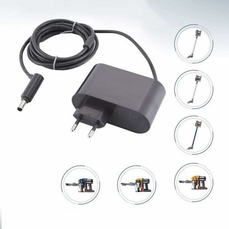 30.45V Aspirateur Chargeur pour V10/SV12/V11/SV14 Chargeur pour Aspirateur Adaptateur Secteur Pièces de rechange pour aspirateurs (1/5)