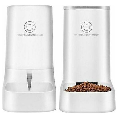 Automatischer Futterspender und Wasserspender. Zubehör. automatischer Futterspender. Trockenfutter für Katzen. Hunde-Wassernapf. automatisches Futterspender-Set. automatischer Futterspender. Wasserspe (1/4)