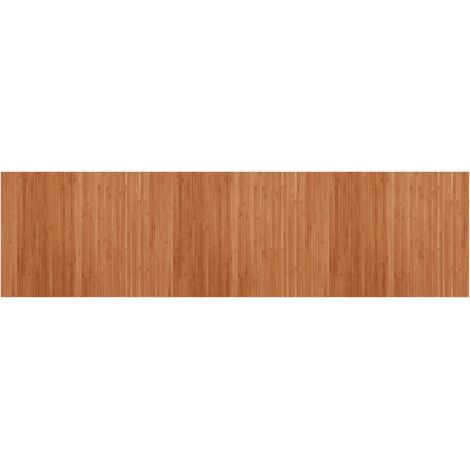 Tapis de sol，Tapis rectangulaire marron 80x300 cm bambou CFW564145 (1/5)