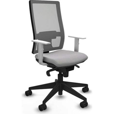 Piqueras y Crespo Chaise Ergonomique Gris Clair Bureau (1/3)
