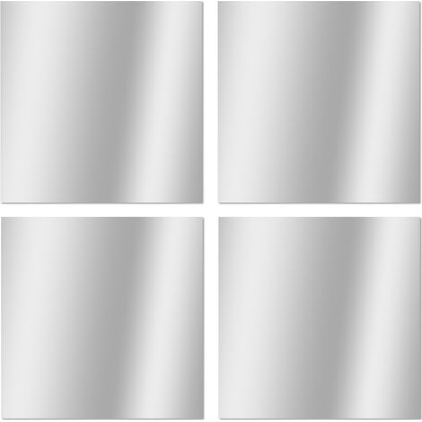 Set de 4 miroirs carrés 30x30cm (1/2)
