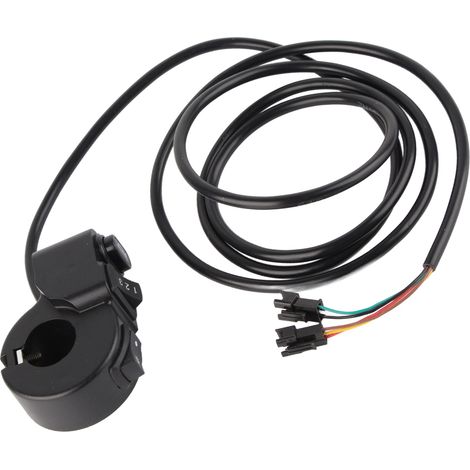Poignée d'accélération électrique pour vélo - Régulateur de vitesse à pouce - Pièce de conversion pour vélo électrique et tricycle (1/5)