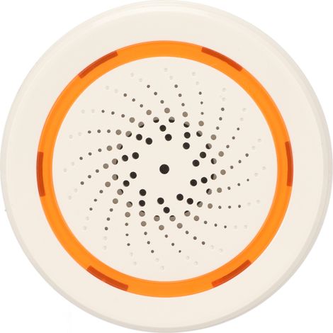 Alarme intelligente avec sirène, capteur sonore et lumineux (90 dB), application de contrôle à distance, système de sécurité sans fil pour passerelle Zigbee. (1/4)