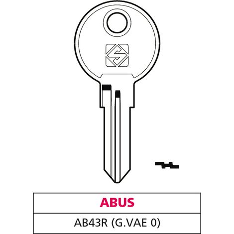 Silca CHIAVE ASC AB43R (G. VAE 0) ABUS 20.00 pz