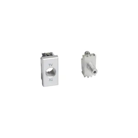 Bticino Axolute - Prise SAT coaxiale avec connecteur type F 1M H4202F (1/3)