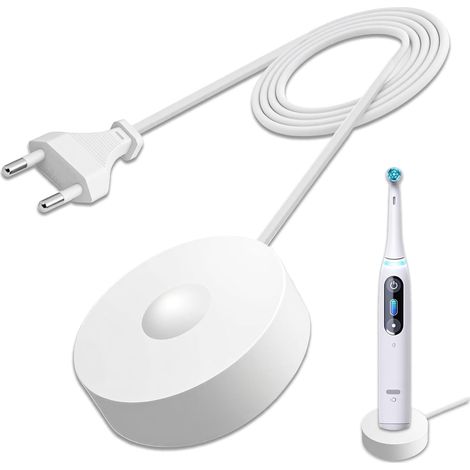 Ladegerät für elektrische Zahnbürsten, kompatibel mit Oral-B iO Serie 7/8/9, magnetische Ladestation, IPX7, wasserdicht, ersetzt Modell 3768, kabelloses Ladegerät für Badezimmer und Reisen, leicht und (1/5)