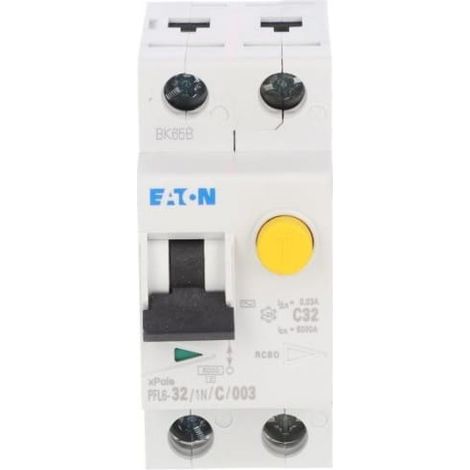 Differenzialschutzschalter 1P+N 32A 0,03A Typ AC PFL6-32/1N/C/003 286470