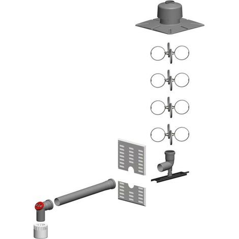 ATEC Basis-Set Schacht d 60 DN 60 inkl. Verbindungsleitung, 0370 (1/2)